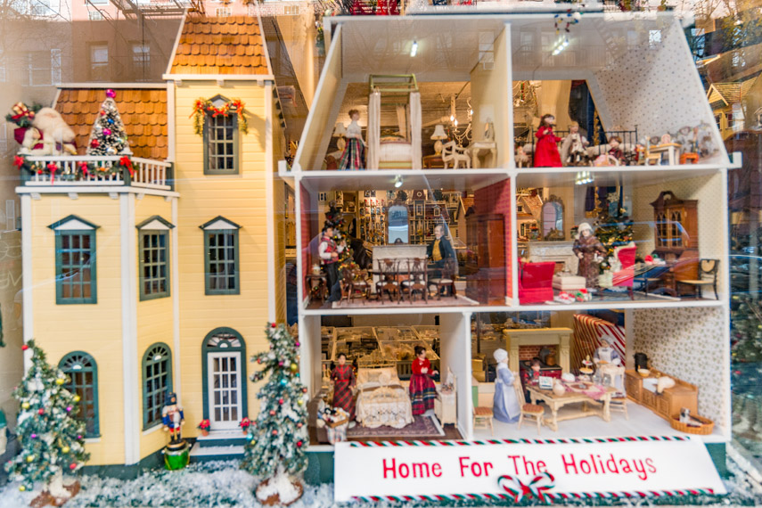 A Dollhouse Built Inside of an Acoustic Guitar