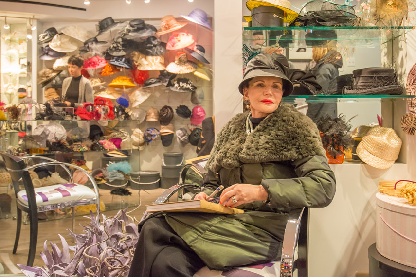 Millinery hat shop hot sale